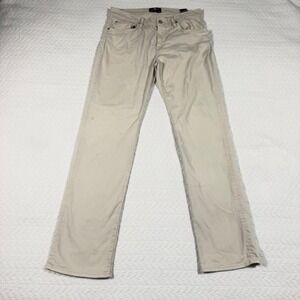 7 For All‎ Mankind Carsen Mens 34x34 Jeans Luxe Performance Beige *Stained*